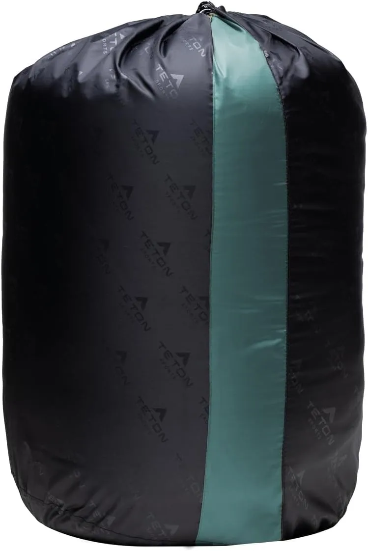 Teton Celsius Regular, -25F, 20F, 0F Degree Sleeping Bags, All Weather Bag for Adults and Kids, Camping Made Easy and Warm, Travel Sack Included