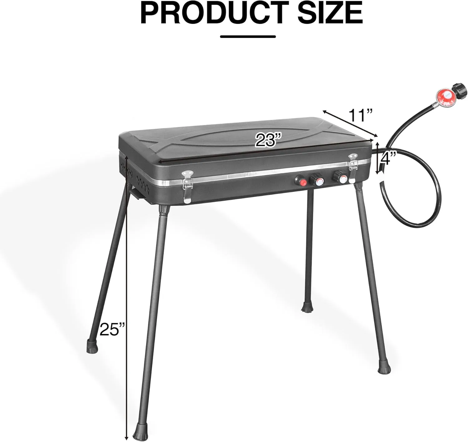Thunderbay 2-Burner Camping Stove Propane Portable Camp Grill Outdoor Backyard Camping Picnics Grilling Stove