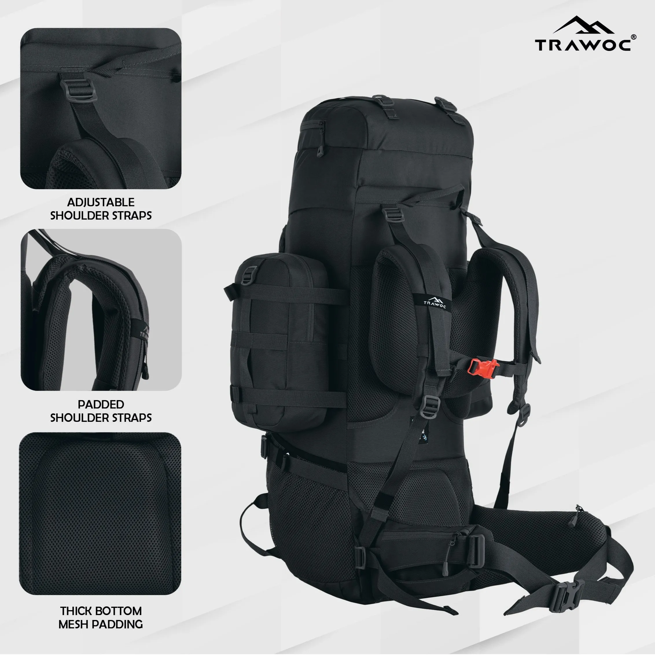 THUNDERSTORM-90 Rucksack - Black
