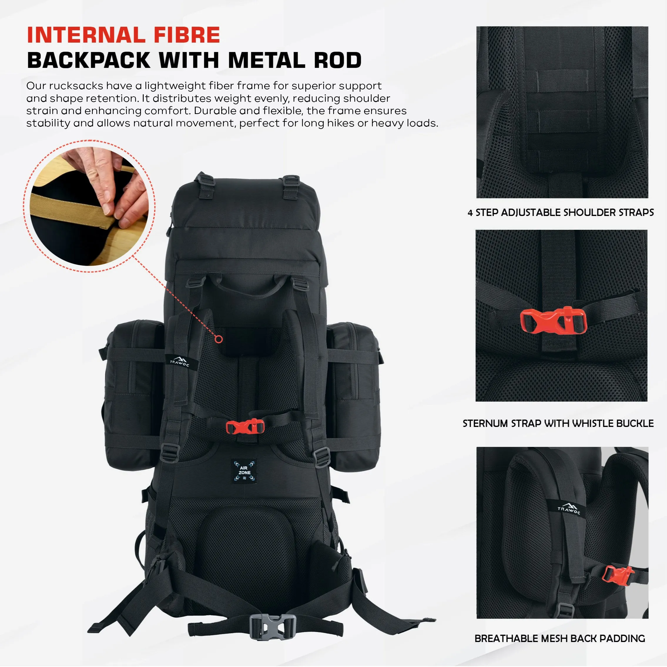 THUNDERSTORM-90 Rucksack - Black