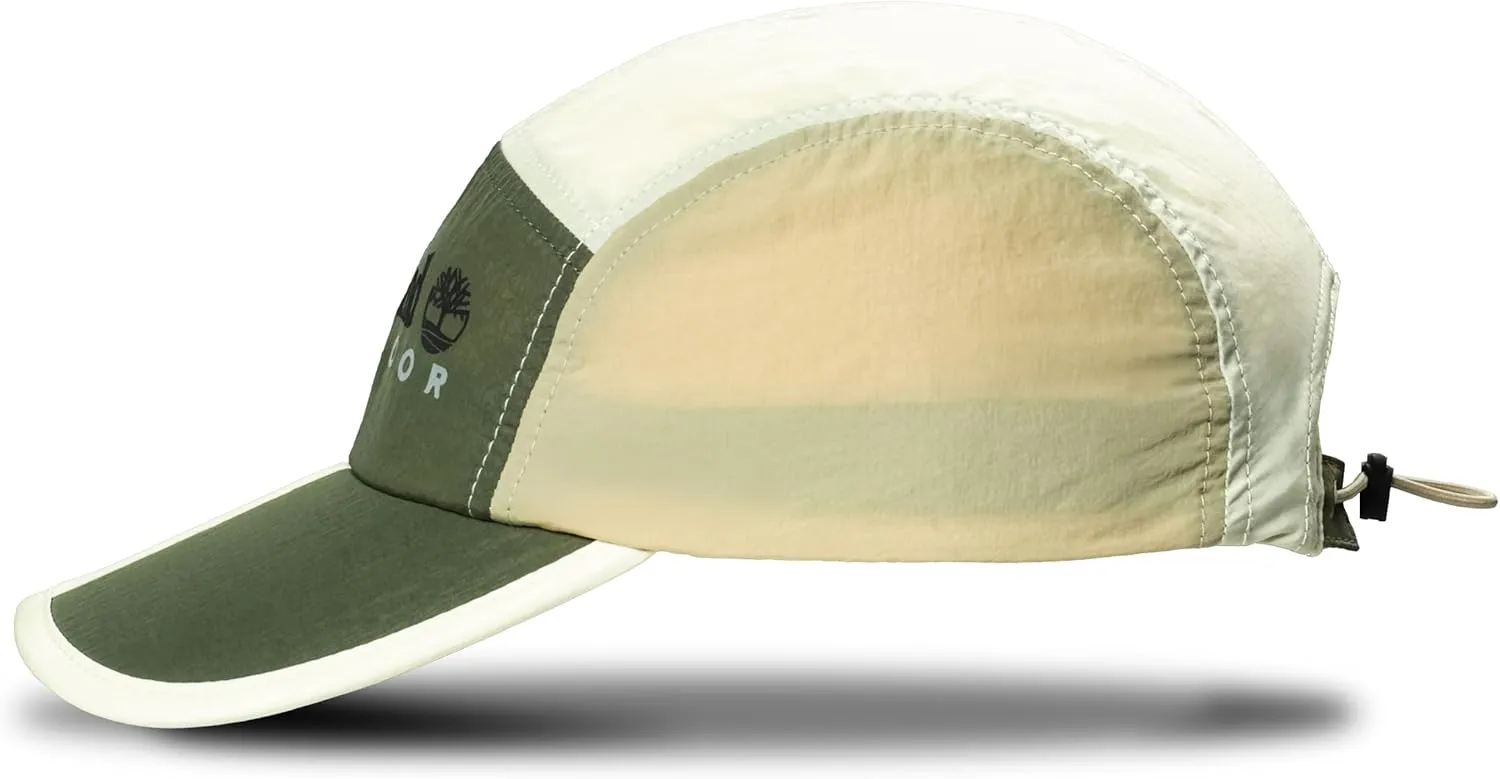 Timberland Split Brim Foldable Camp Hat, Adjustable 5 Panel Hat, Lightweight and Breathable Fabric for Outdoor Adventures