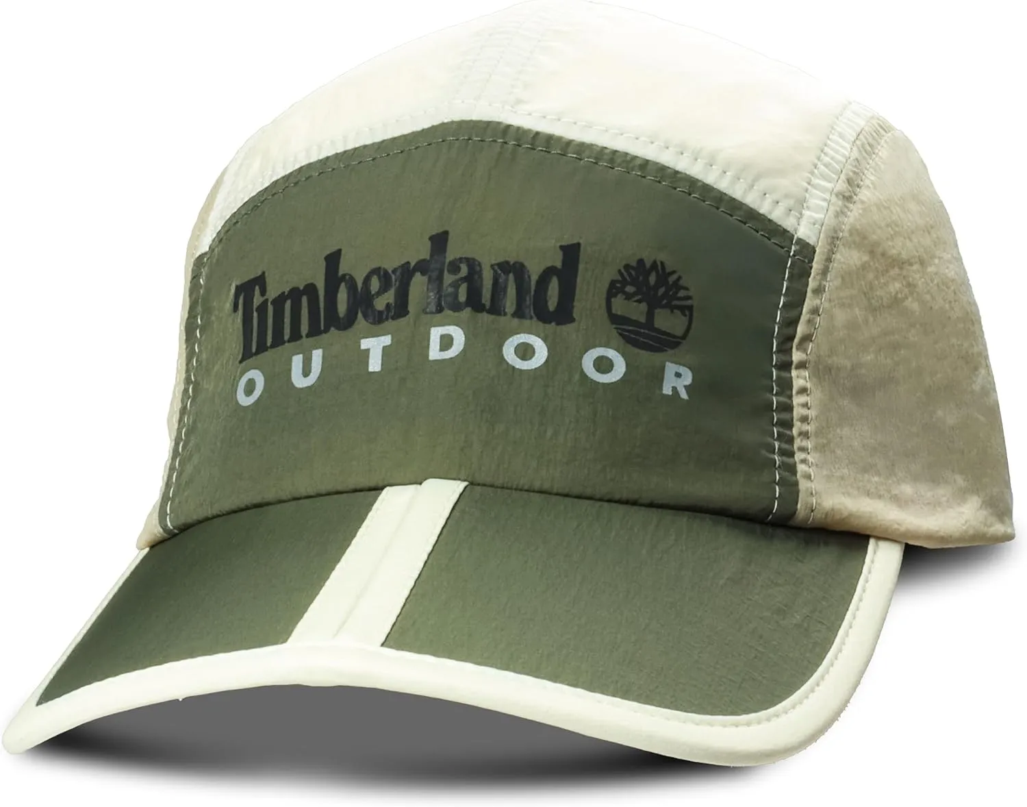 Timberland Split Brim Foldable Camp Hat, Adjustable 5 Panel Hat, Lightweight and Breathable Fabric for Outdoor Adventures