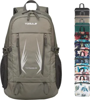 TOMULE Day Hiking Backpack - Small Waterproof Travel Backpack for Women, 40L