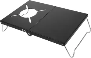 Totority Camping Cooking Gear Picnic Camping Table Outdoor Cook Station Folding Stove Table
