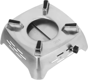 Totority Stainless Steel Alcohol Stove for Camping Lightweight Portable Cooking Stove Outdoor Cooking Gear