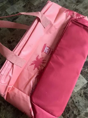 Trader J's Peach Insulated Tote Bag, Insulation, Extra Large Hot Cold, Cooler, Groceries, Carry, Bags, X-Large, Market Reusable Grocery Tote