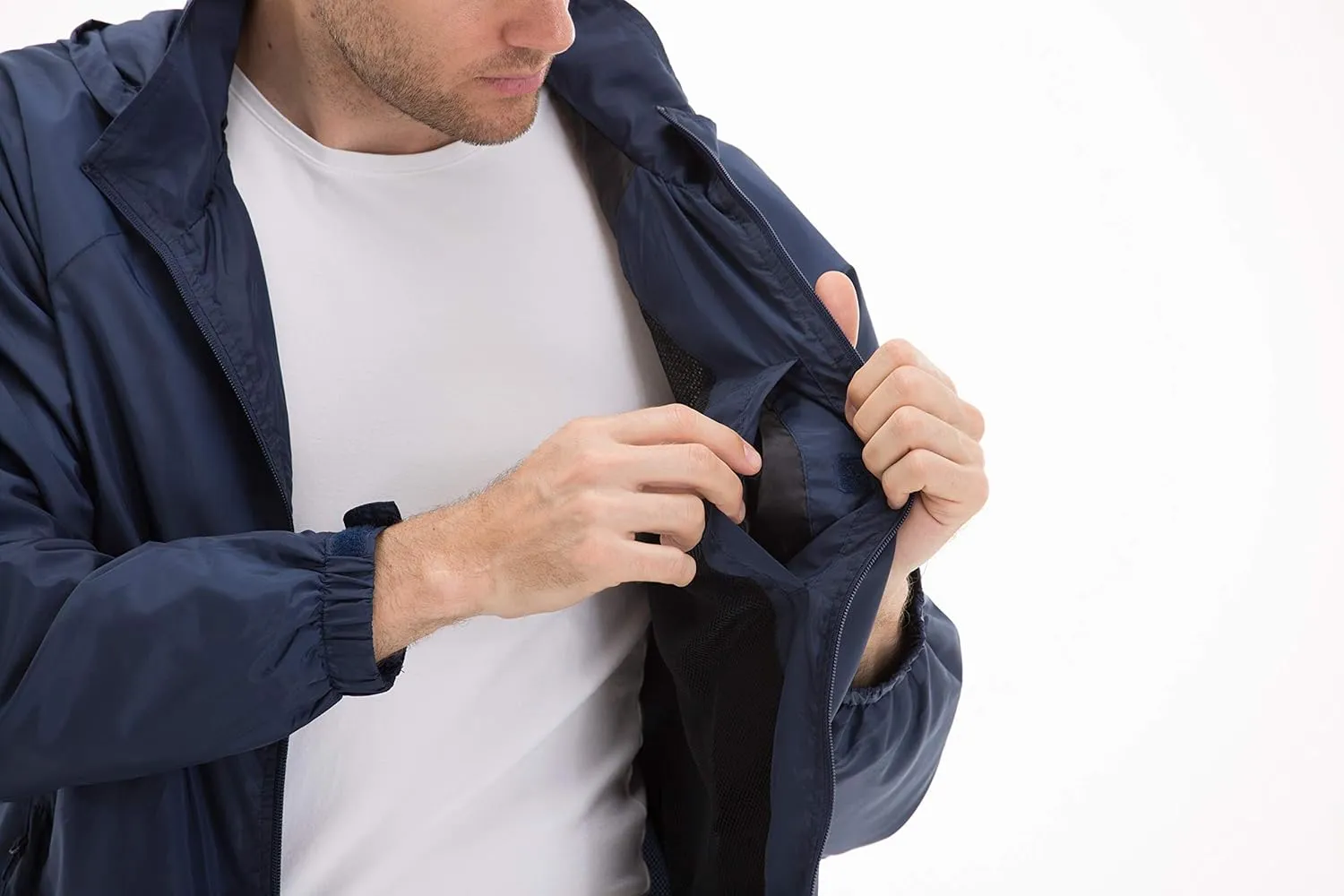 TRAILSIDE SUPPLY CO. Mens Windbreaker Jackets Lightweight Packable Jacket,Windproof and Dustproof