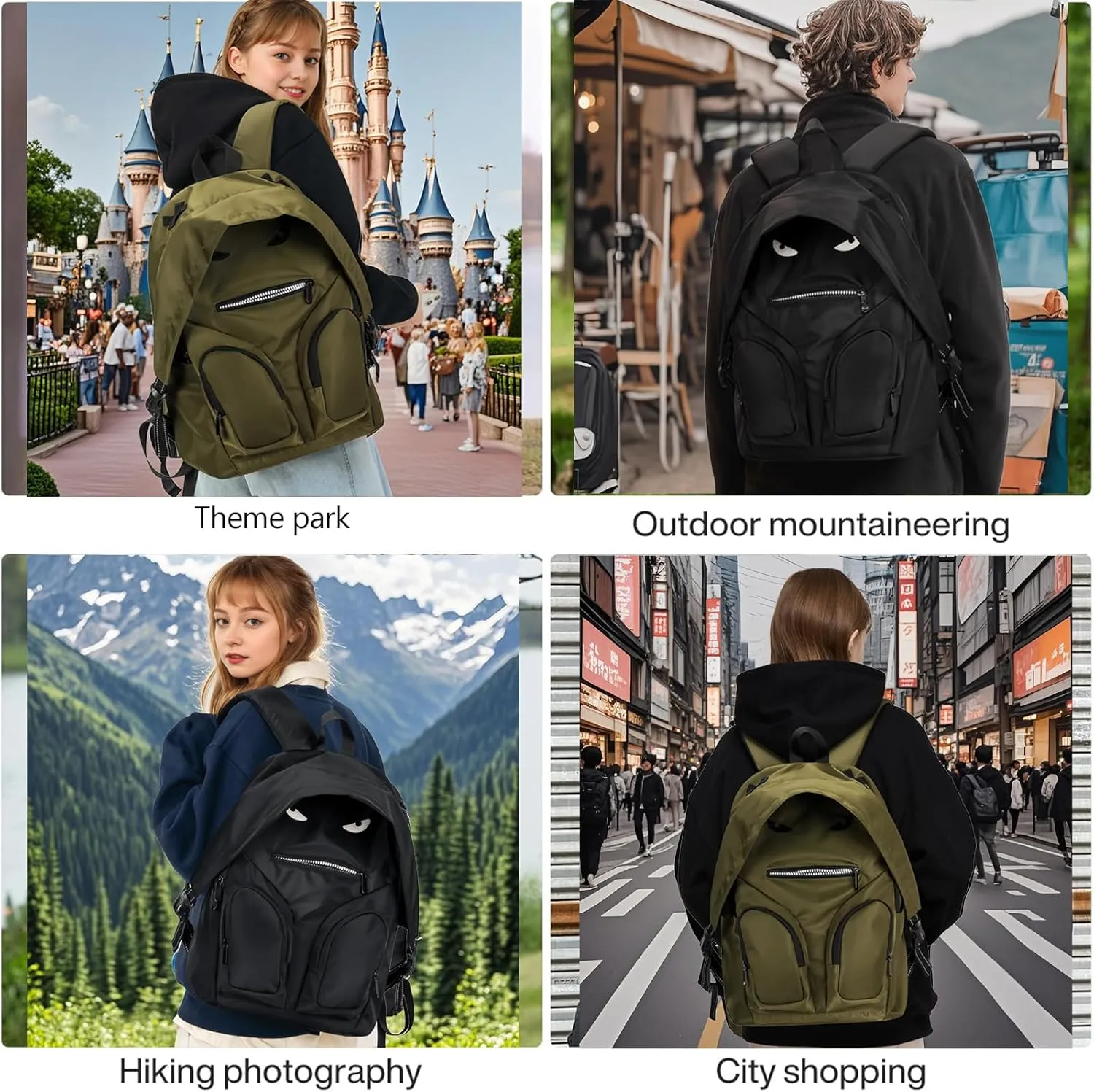 Travel Backpack for Women Men, 18 Inch Carry On Laptop Backpack Flight Approved fits 16'' Laptop, Waterproof Bag with Multiple Pockets