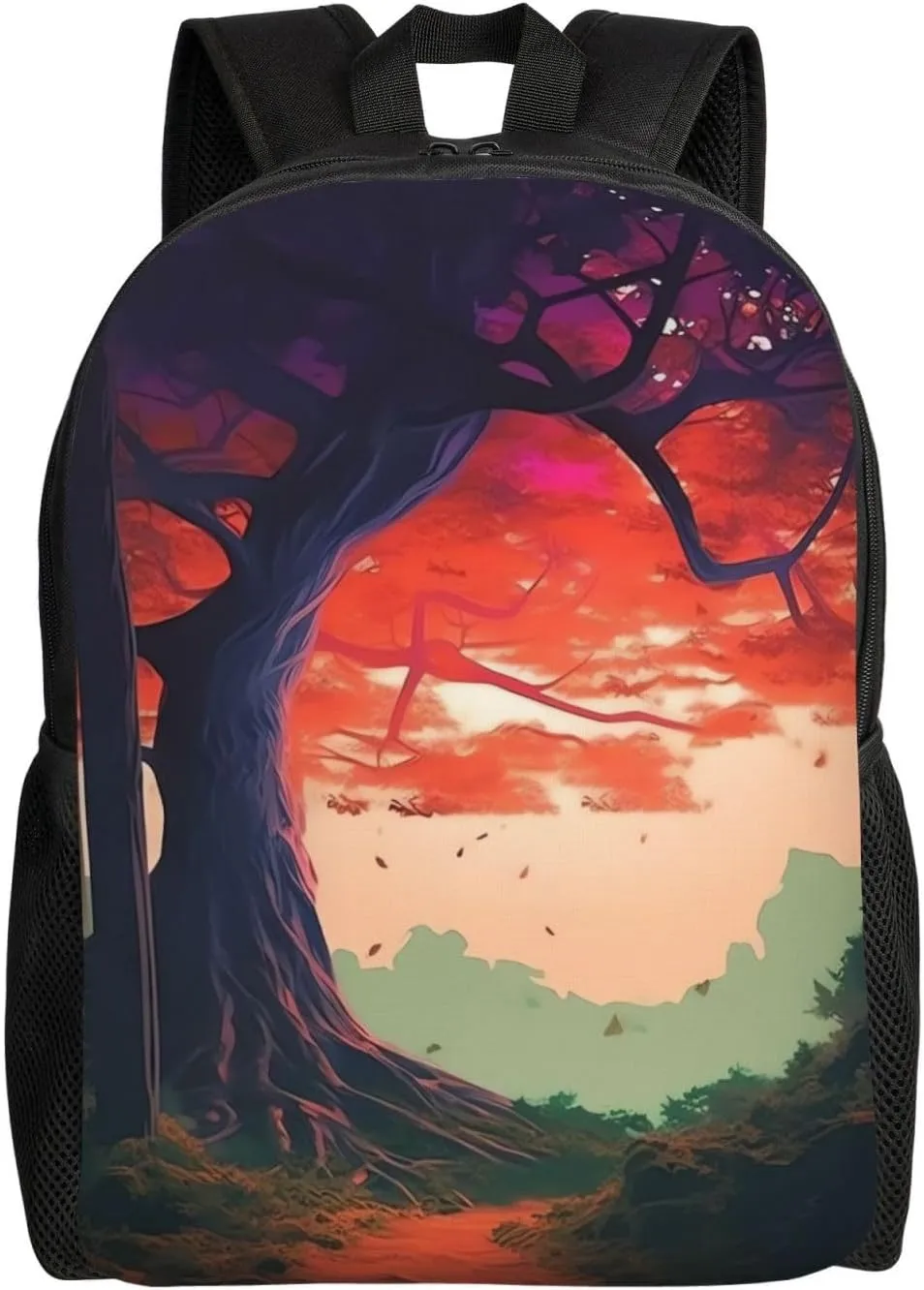 Travel Backpack for Women Men Carry On Backpack Waterproof 15.6inch Laptop Backpack A beautiful tree