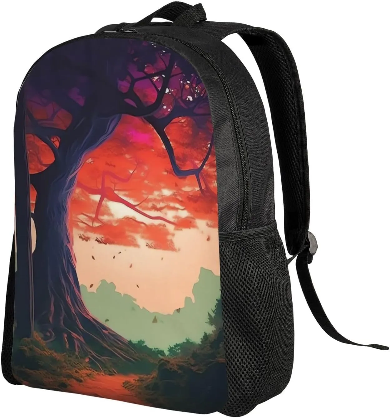 Travel Backpack for Women Men Carry On Backpack Waterproof 15.6inch Laptop Backpack A beautiful tree