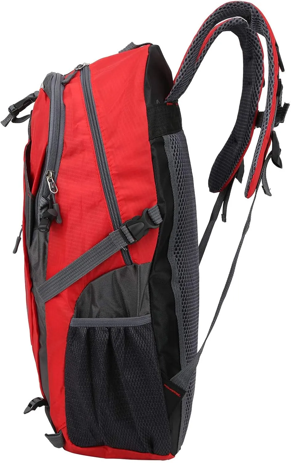 Travel Backpack,Climbing Backpack,6 Colors 40L Waterproof Backpack Shoulder Bag for Outdoor Sports Climbing Camping Hiking (红色)