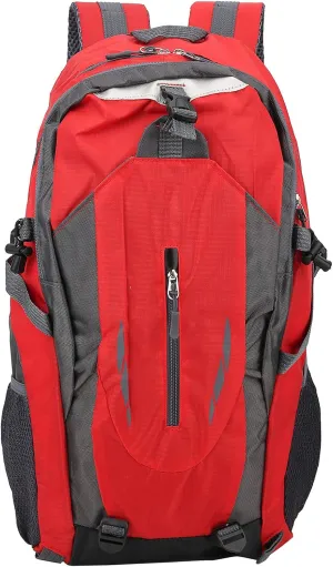 Travel Backpack,Climbing Backpack,6 Colors 40L Waterproof Backpack Shoulder Bag for Outdoor Sports Climbing Camping Hiking (红色)