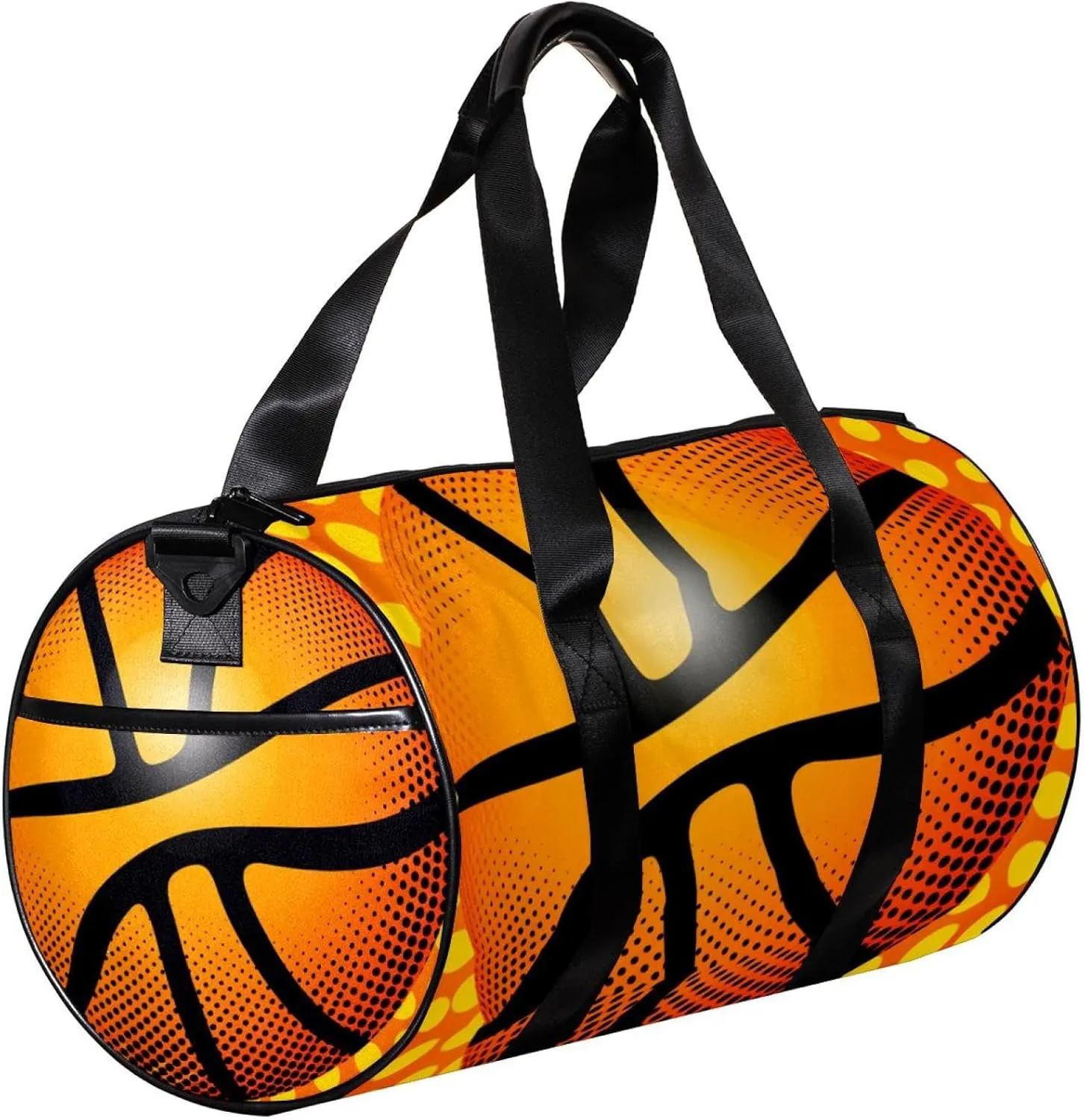 Travel Bag,Mens Gym Bag,Womens Gym Bag,Dot Basketball Texture,Sports Bag