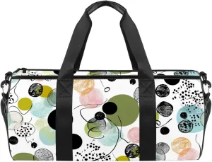 Travel Bag,Mens Gym Bag,Womens Gym Bag,Easter Doodle Ornamental Eggs,Sports Bag