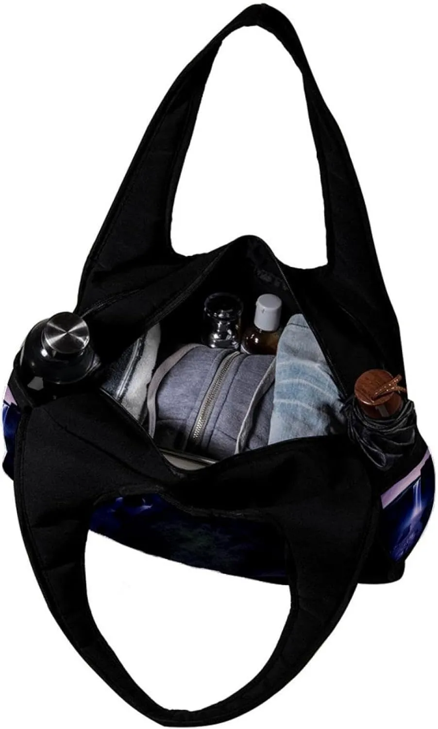 Travel Bag,Mens Gym Bag,Womens Gym Bag,Univers Galaxy Waterfall River,Sports Bag