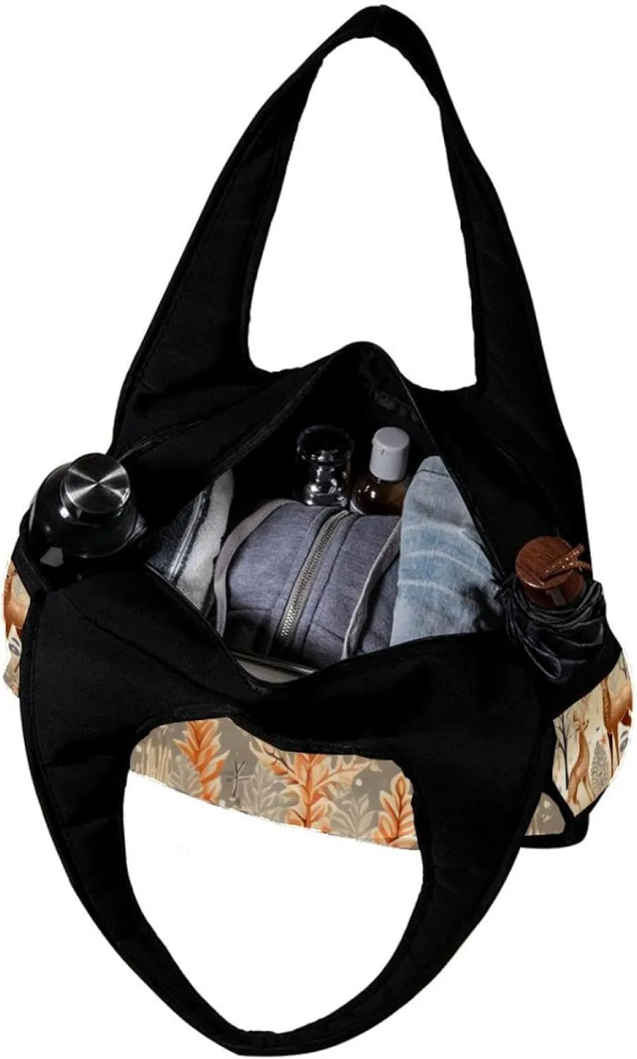 Travel Bag,Mens Gym Bag,Womens Gym Bag,Winter Holiday Christmas Tree Deer,Sports Bag
