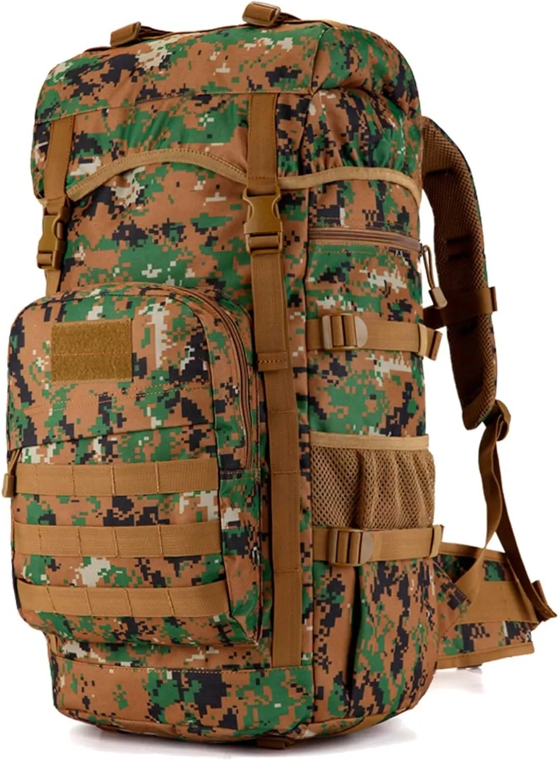 Travel Rucksack for Climbing Cycling Hiking， 60L Backpack Waterproof Rucksack(A132)