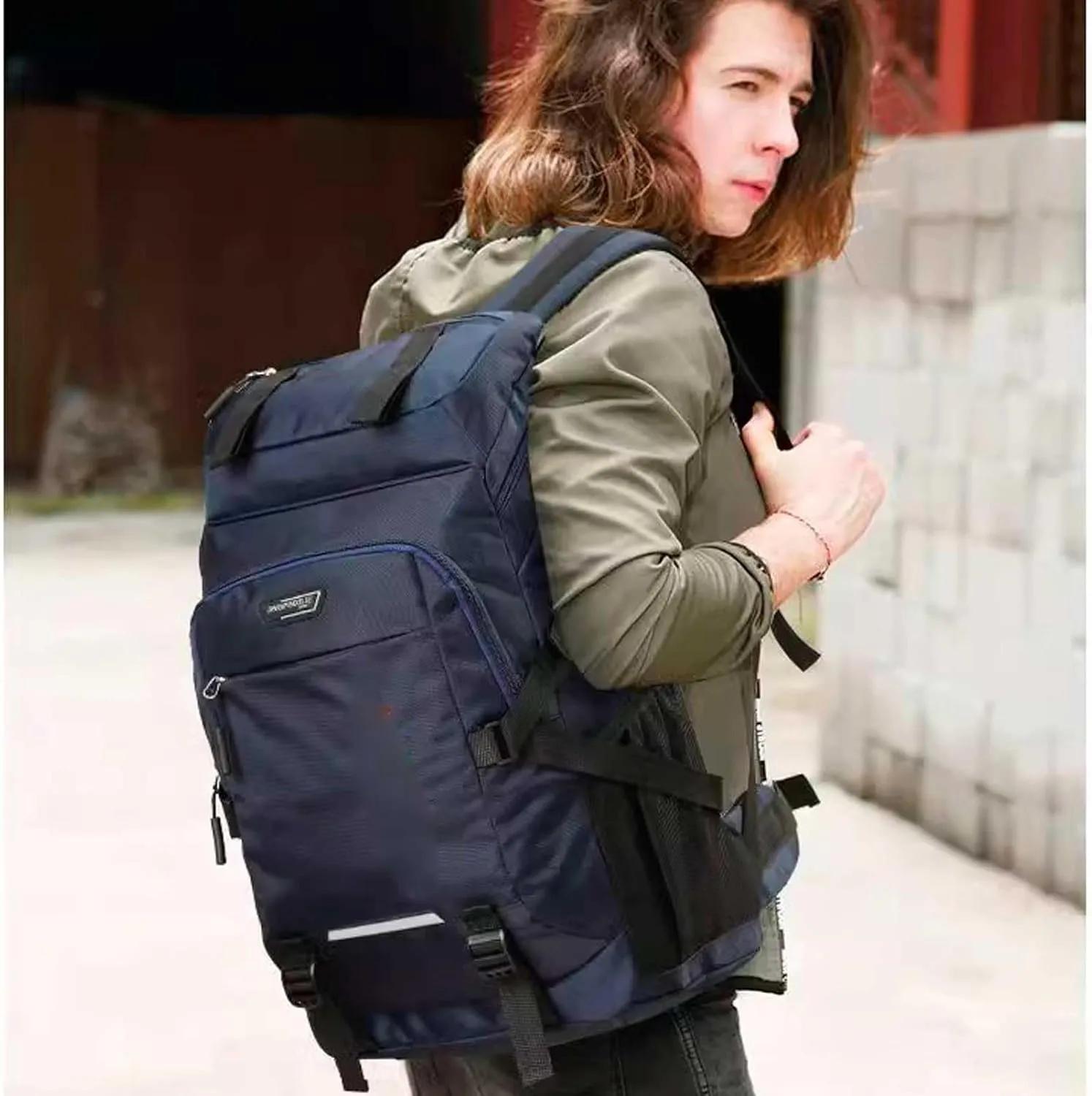 Travel Rucksack for Climbing Cycling Hiking， 60L,91L Heavy Duty Rucksack(A332,80L)