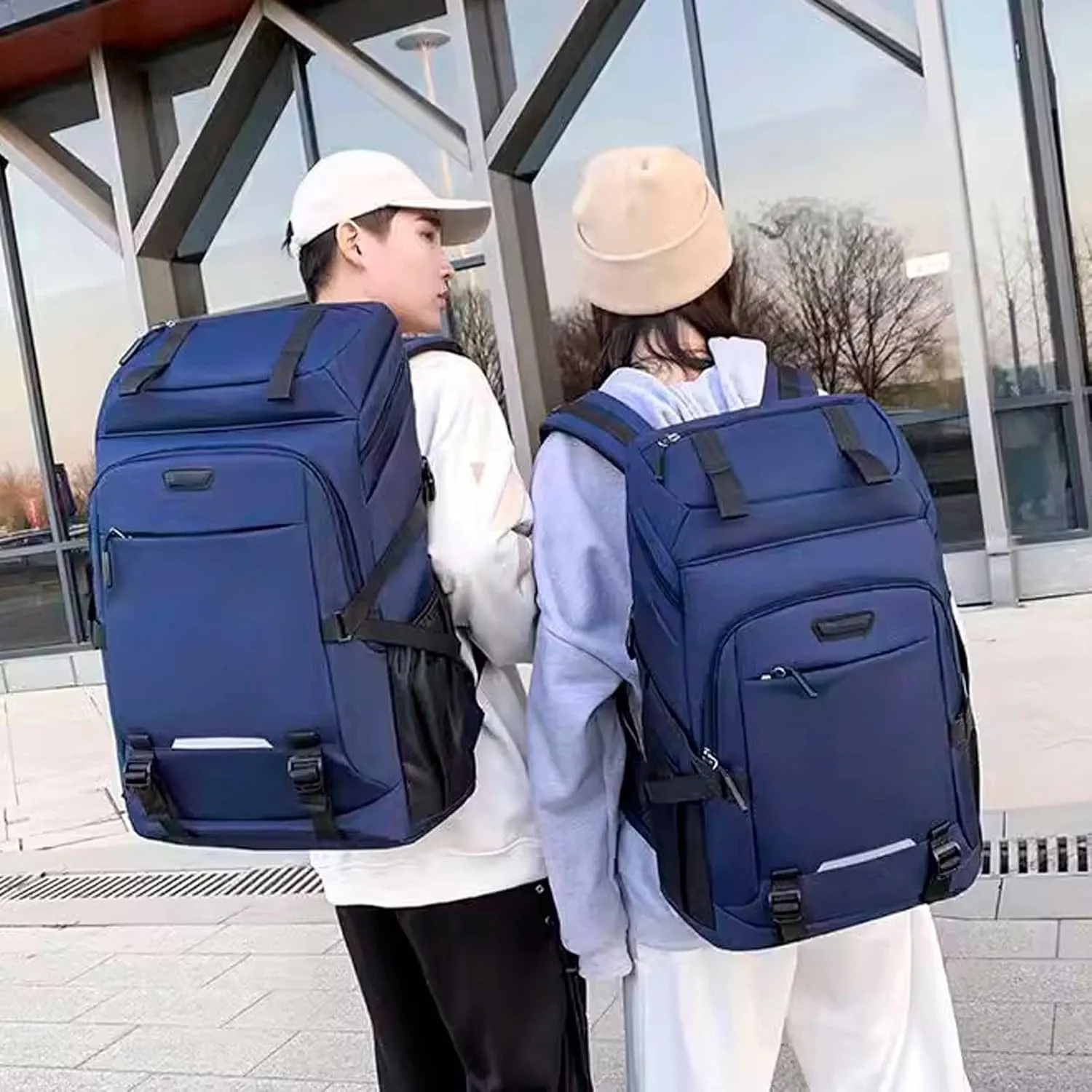 Travel Rucksack for Climbing Cycling Hiking， 60L,91L Heavy Duty Rucksack(A332,80L)