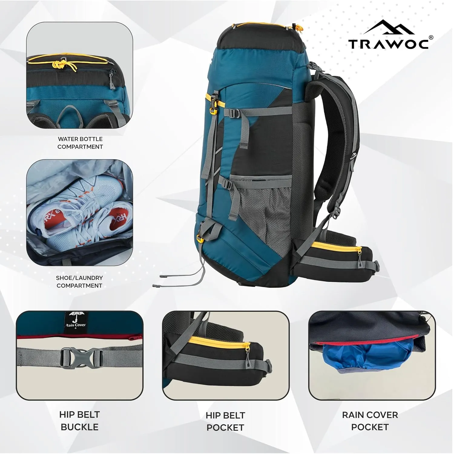 TREKELITE-60 Rucksack - Englishblue