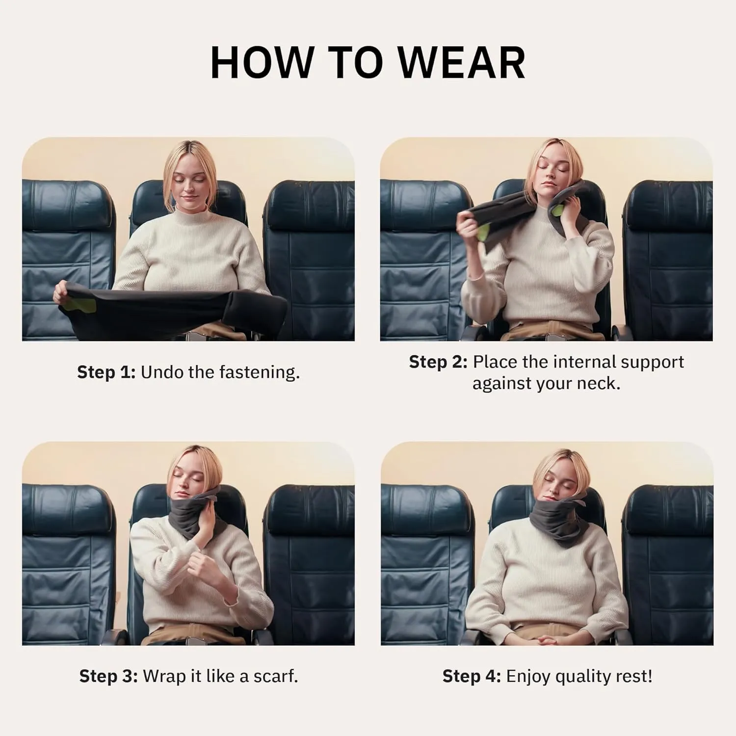 trtl Travel and Airplane Pillow - Real Sleeping Experience on Long Flights - Neck and Shoulder Support - Super-Soft, Lightweight, Easy-to-Carry, and Machine-Washable Flight Pillow - Red