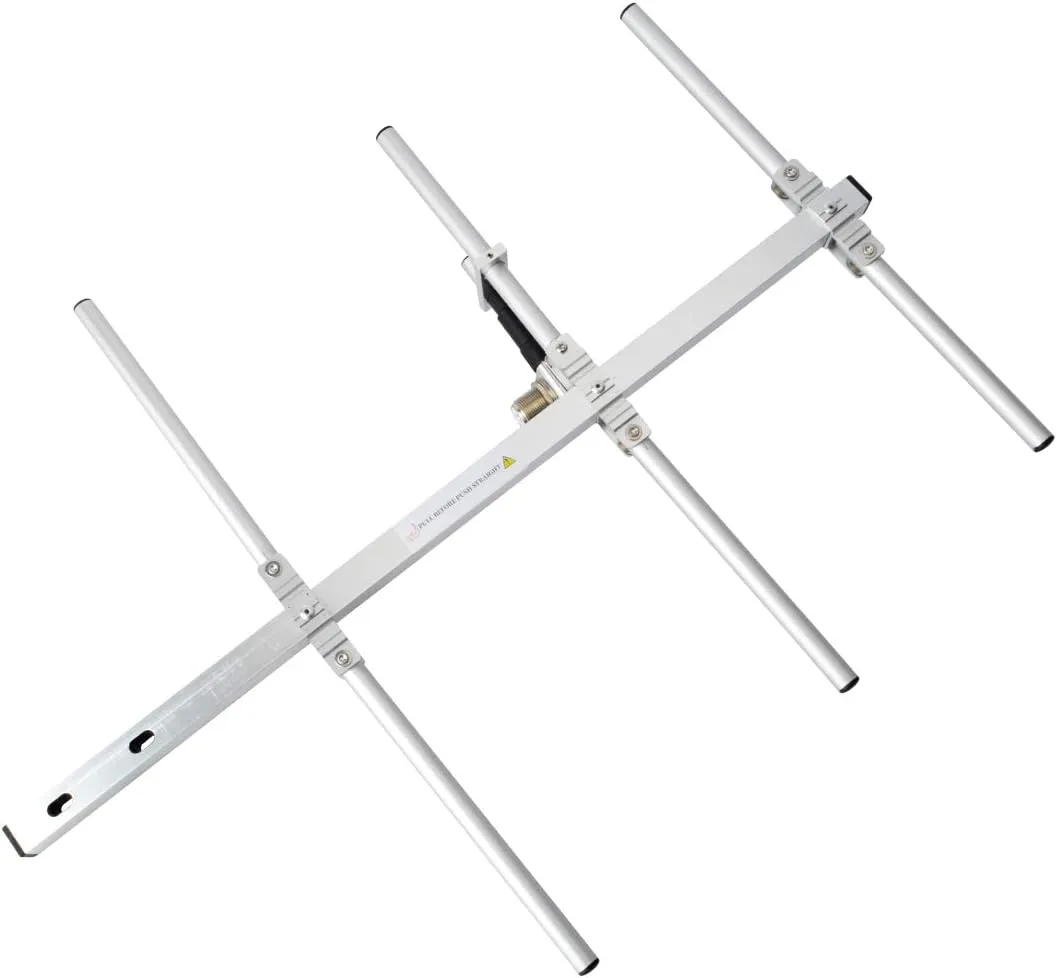 TWAYRDIO YAGI Antenna High Gain UHF 400-470MHz Foldable 3 Elements Aluminum Alloy Outdoor Radio Antenna with SL16 Female Connector for Motorola Kenwood Yaesu HYT Two-way Radio