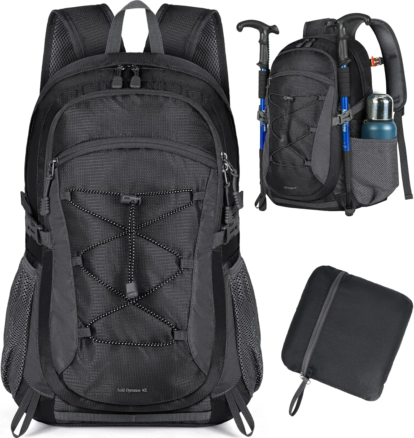 Ultra-Light 40L Waterproof Backpack by RAINSMORE