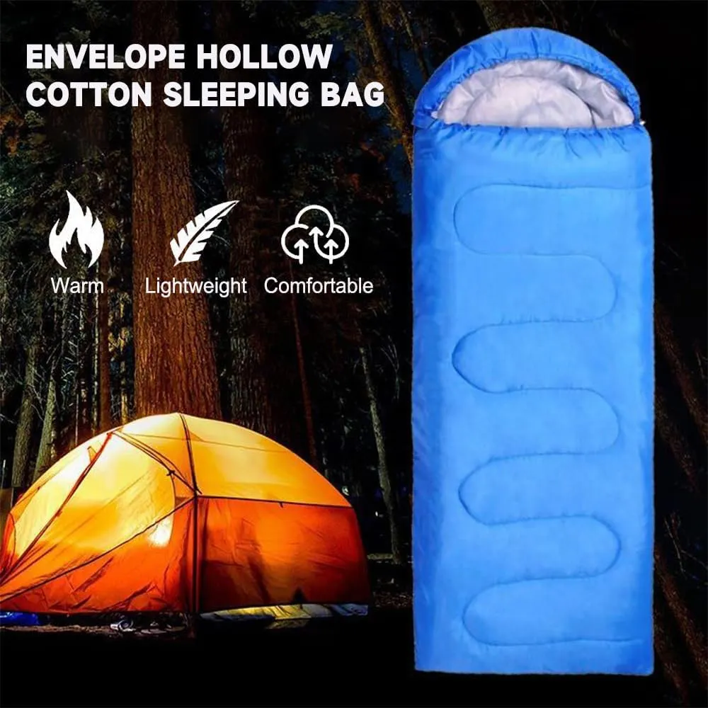 Ultra Light Sleeping Bag for Backpacking Compartment for Adults 170T 4 Seasons Hooded Travel Dirt-Proof Spacious and Comfortable Warm and Windproof