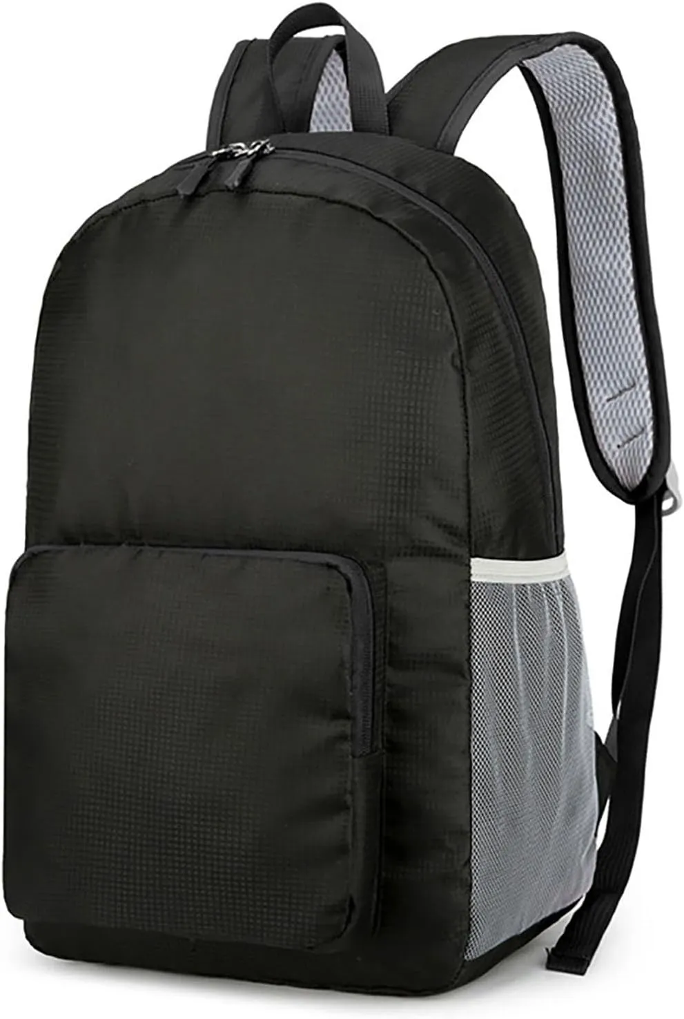 Ultralight Packable Backpack 16 Inch Waterproof Travel Daypack for Camping Hiking Outdoor (Black)