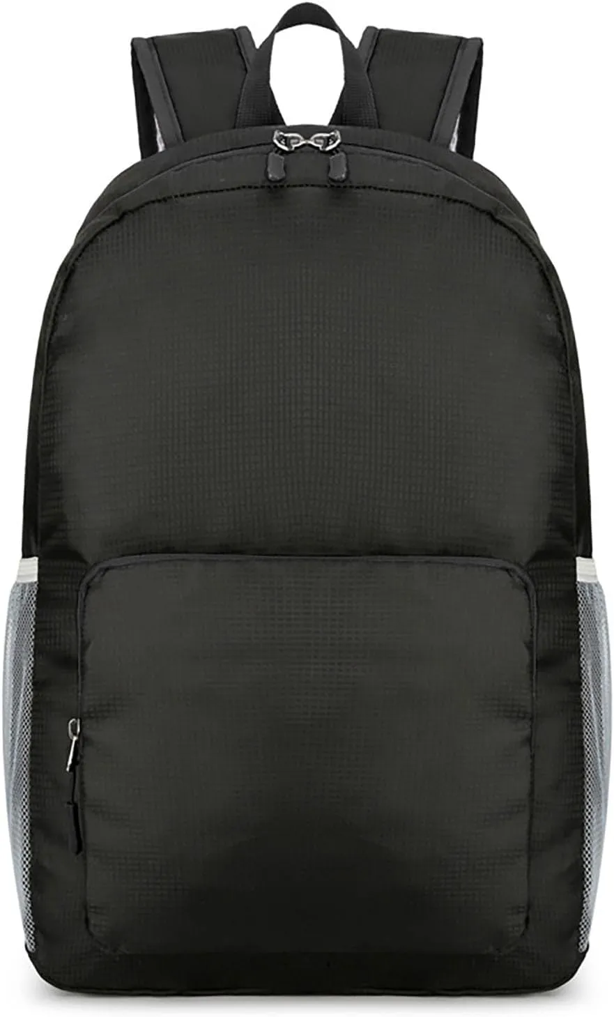 Ultralight Packable Backpack 16 Inch Waterproof Travel Daypack for Camping Hiking Outdoor (Black)