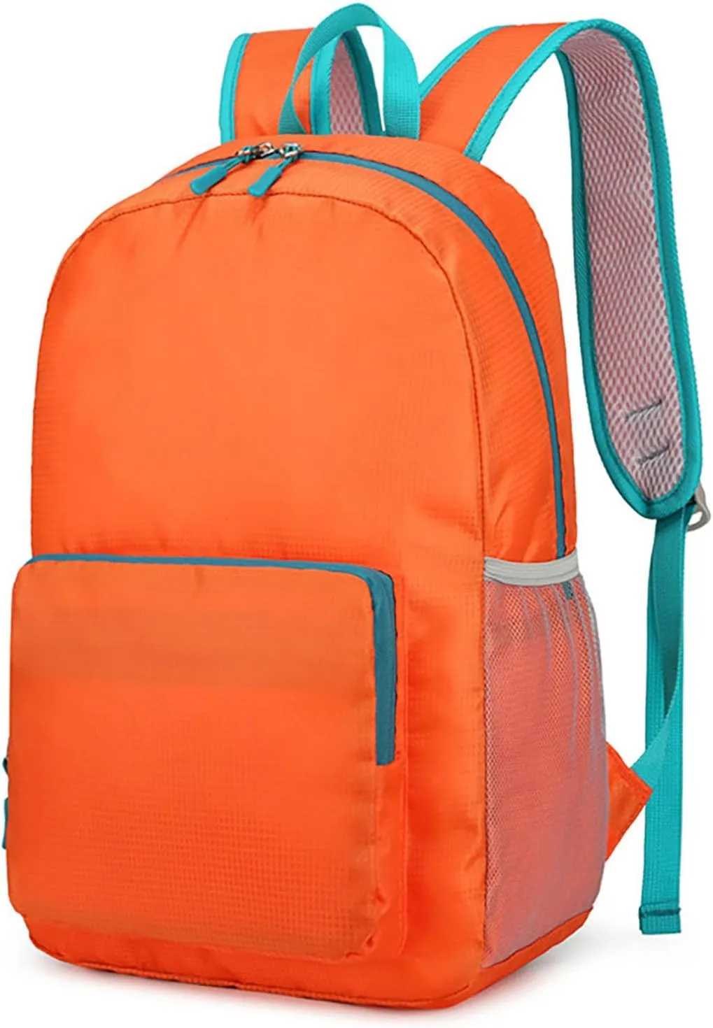 Ultralight Packable Backpack 16 Inch Waterproof Travel Daypack for Camping Hiking Outdoor (Orange)