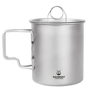 Ultralight Titanium Cup With Lid