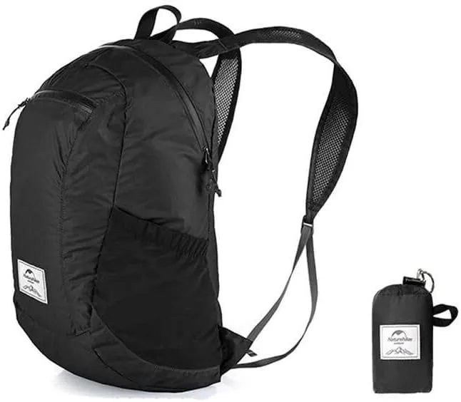 ultralight waterproof backpack – ideal for outdoor adventures & travel black