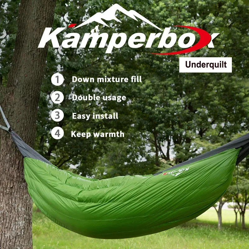 Underquilt Sleeping Bag Down Blanket Hybrid - Camping Quilt Sleeping Bag