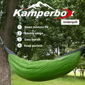 Underquilt Sleeping Bag Down Blanket Hybrid - Camping Quilt Sleeping Bag