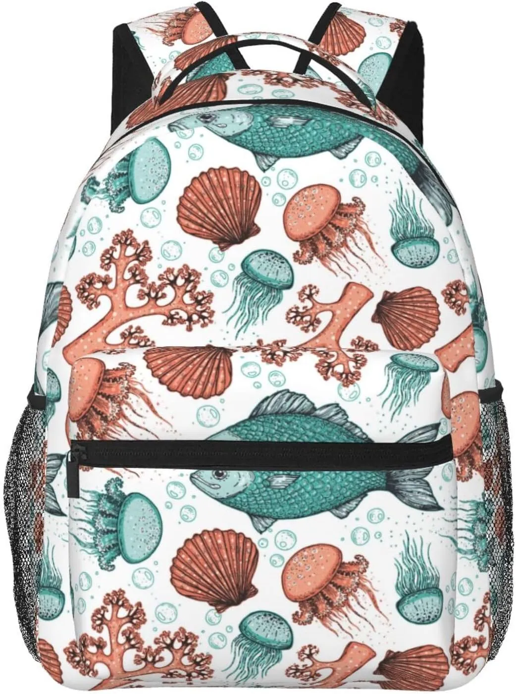 Underwater World Backpack Laptop Backpack Sports Travel Shoulder bag Light casual backpack