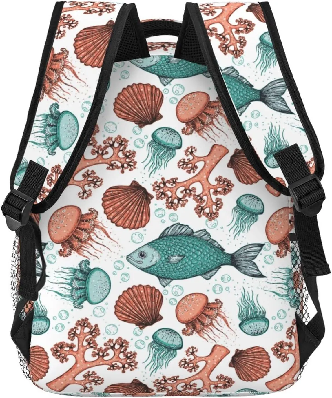 Underwater World Backpack Laptop Backpack Sports Travel Shoulder bag Light casual backpack