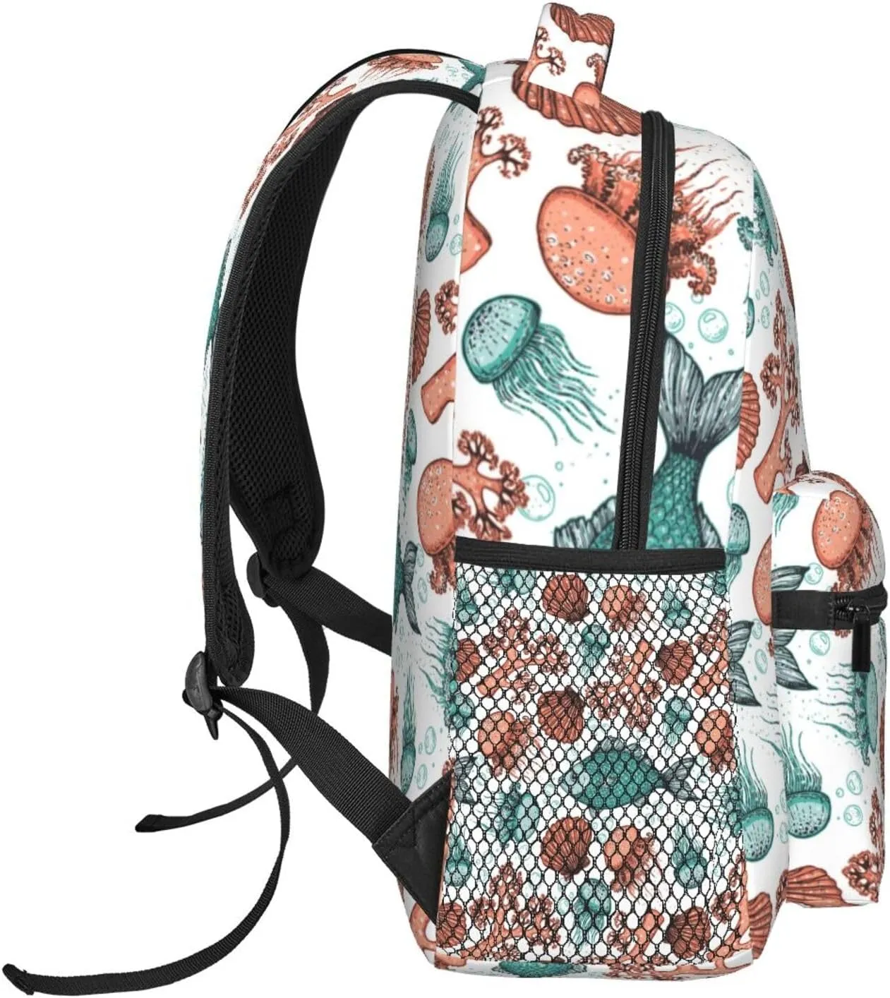 Underwater World Backpack Laptop Backpack Sports Travel Shoulder bag Light casual backpack