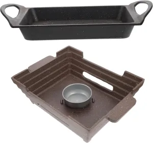 Unomor 1Pc Grilled Fish Stove Aluminium Alloy Bbq Grill for Outdoor Camping Easy to Clean and Use for Bbq Picnics and Grilling Fish