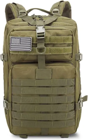 Utility Backpack 50L Hiking and Camping Travel Backpack Heavy Duty Backpack Outdoor Sports Backpack Men Women (Color : Army Green)