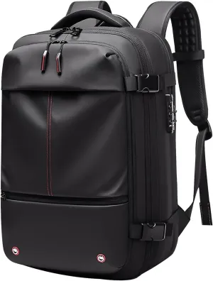 Vacuum Backpack Travel, Vacuum Compression Backpack With Pump, Large Capacity Expandable Air Vacuum Backpack With Anti Theft Lock, Compartmentalized Storage, Water Resistant