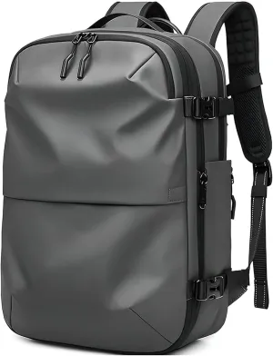 Veloutte Travel Backpack, 60l Vacpack Backpack with Vacuum, Multifunctional Waterproof Expandable Anti-Theft Pack (Dark Grey-2.0)