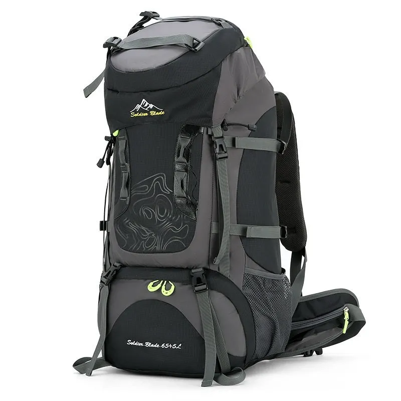 Versatile Waterproof Backpack for Hiking and Camping - 56-75L Capacity