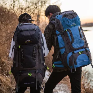 Versatile Waterproof Backpack for Hiking and Camping - 56-75L Capacity
