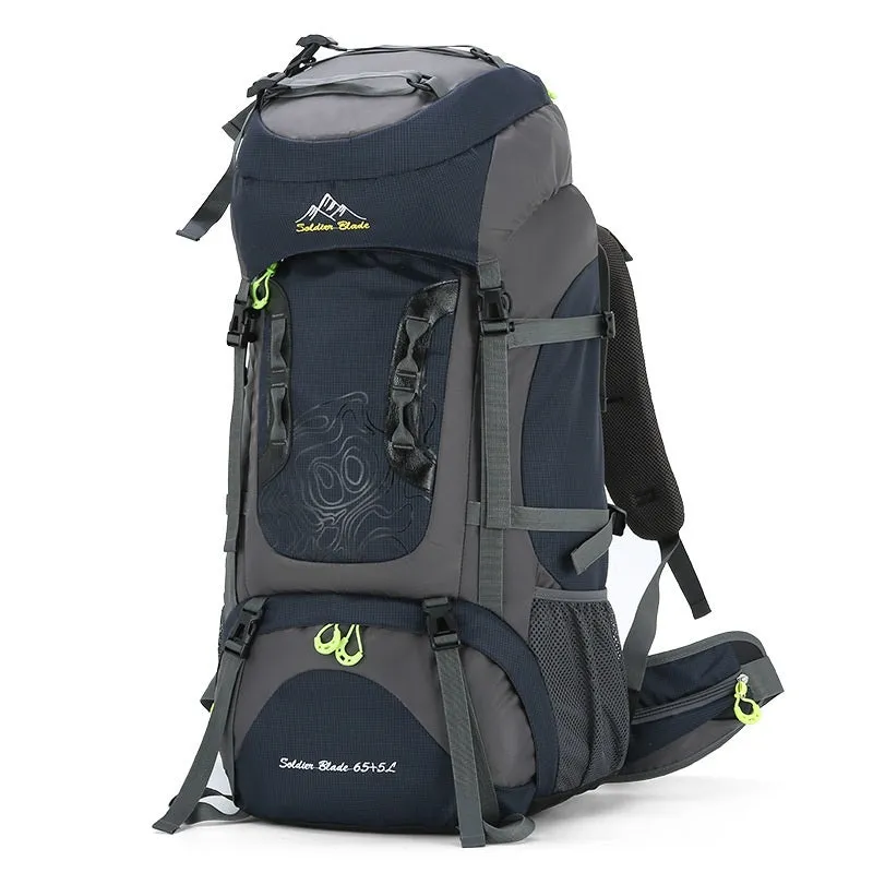 Versatile Waterproof Backpack for Hiking and Camping - 56-75L Capacity
