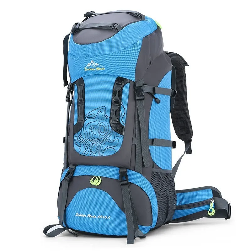 Versatile Waterproof Backpack for Hiking and Camping - 56-75L Capacity