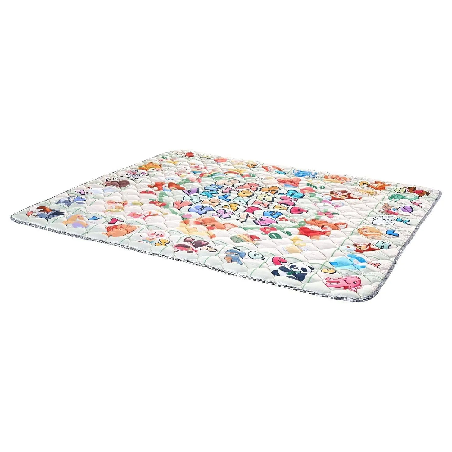 VEVOR Baby Play Mat, 59"x71" Baby Crawling Mat, Non-Slip One-Piece Thickened Soft Baby Playmat, Foldable Rollable Floor Mat, Activity Playmats for Babies,Toddlers, Infants, Machine Washable