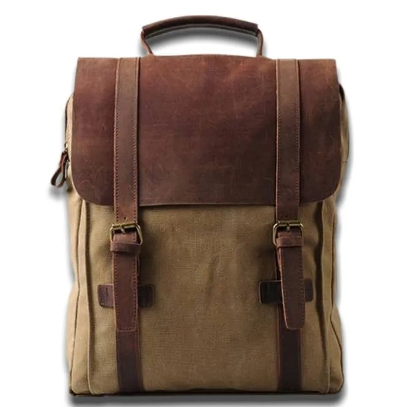 Vintage Motorcycle Waterproof Backpack