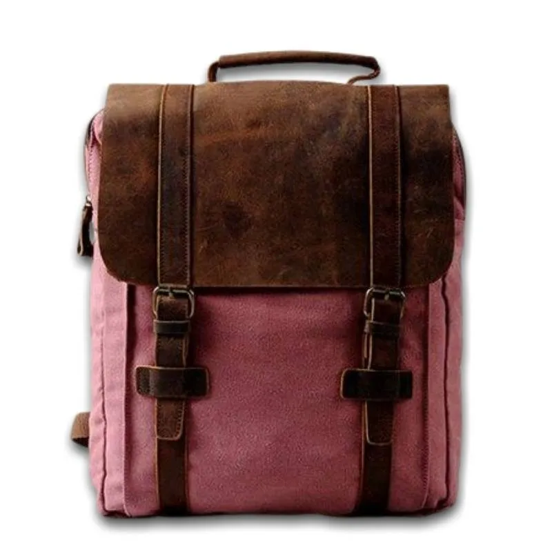 Vintage Motorcycle Waterproof Backpack