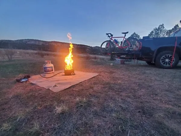 VolCanNo Floater Propane Firebox